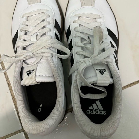 adidas White and Black Athletic Shoes - Picture 3 of 15
